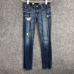 AG Adriano Goldschmied Jeans Womens Size 26 Blue Stilt Cigarette Leg